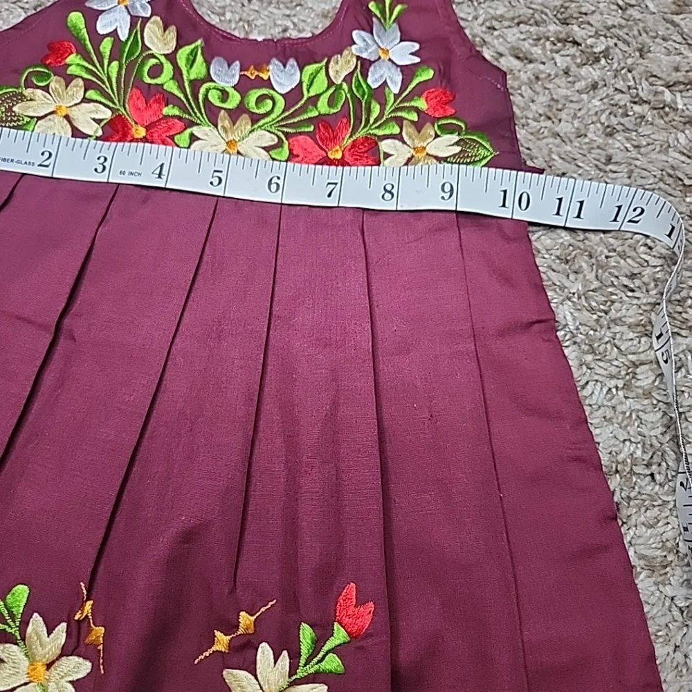 Girls Handmade Embroidery Girls Dress Sz 2
